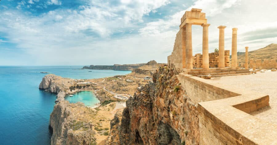 Acropolis Of Lindos, Rhodes, Greece