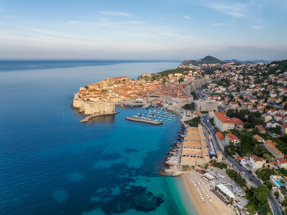 Is Dubrovnik expensive - Dubrovnik landscape view over beach