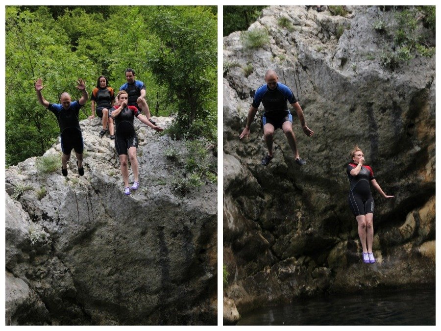 Cetina River - Couples Rock jumping - Travel Croatia like a local