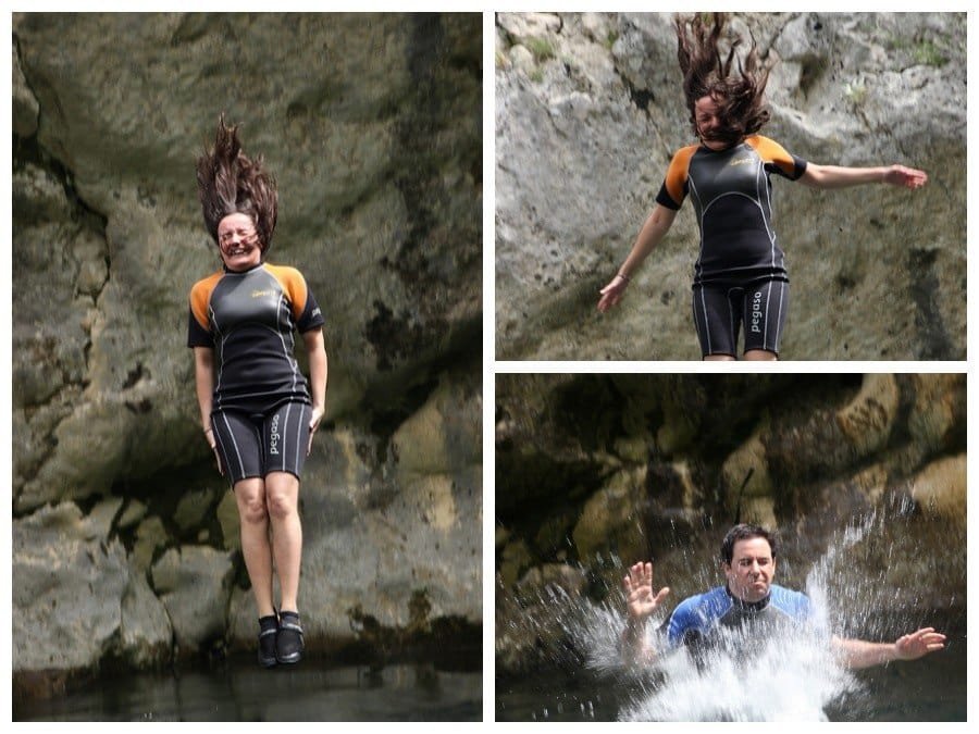 Cetina River - Couples Rock jumping - Travel Croatia like a local