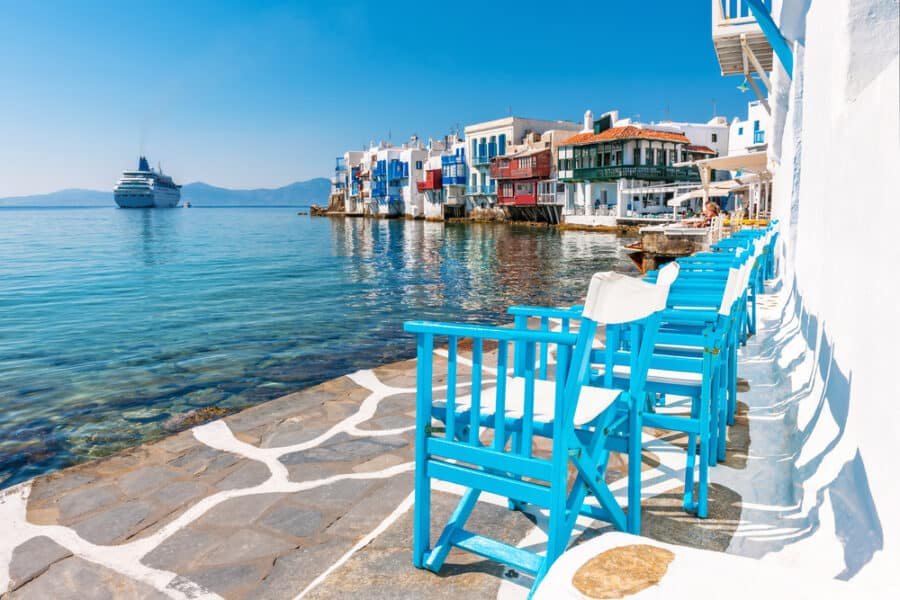 Mykonos To Ios Ferry Info - Little Venice On Mykonos Island Greece