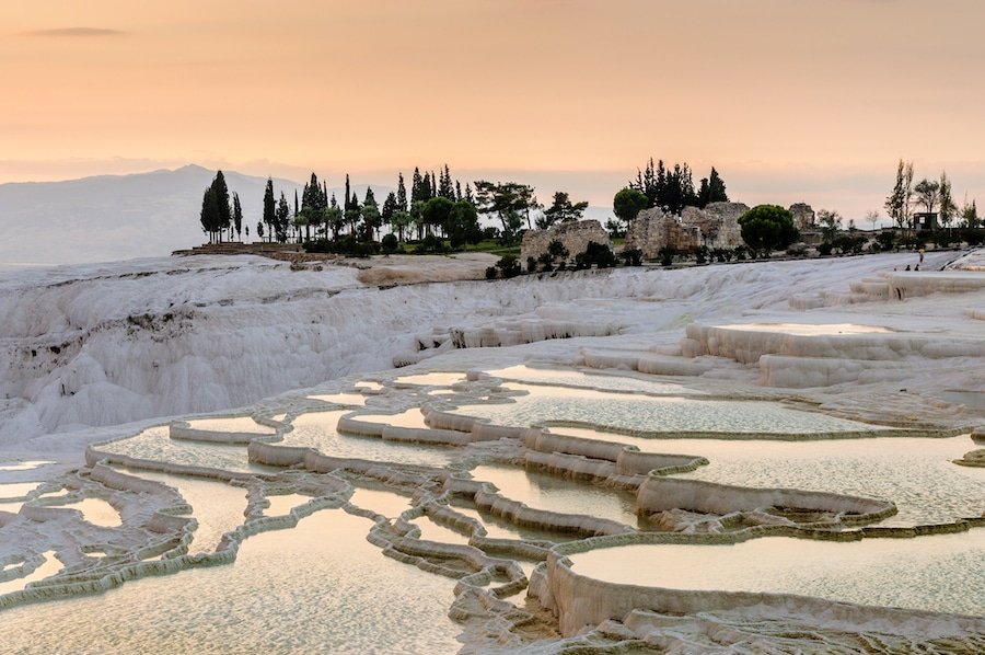 How To Get From Pamukkale To Cappadocia - Sunset at Pamukkale