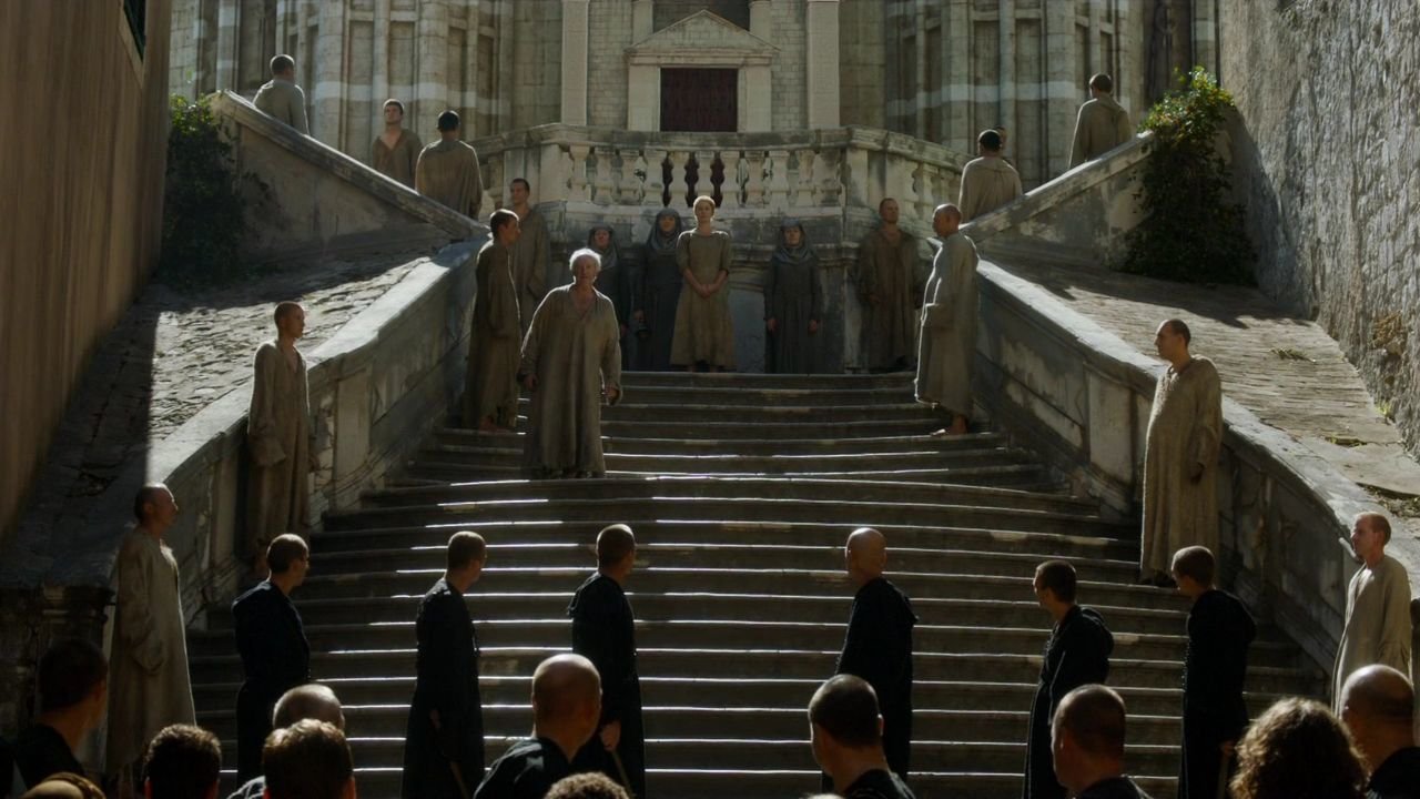 S5 E10 Jesuit Staircase, Dubrovnik, Croatia - Cersei's Walk of Shame