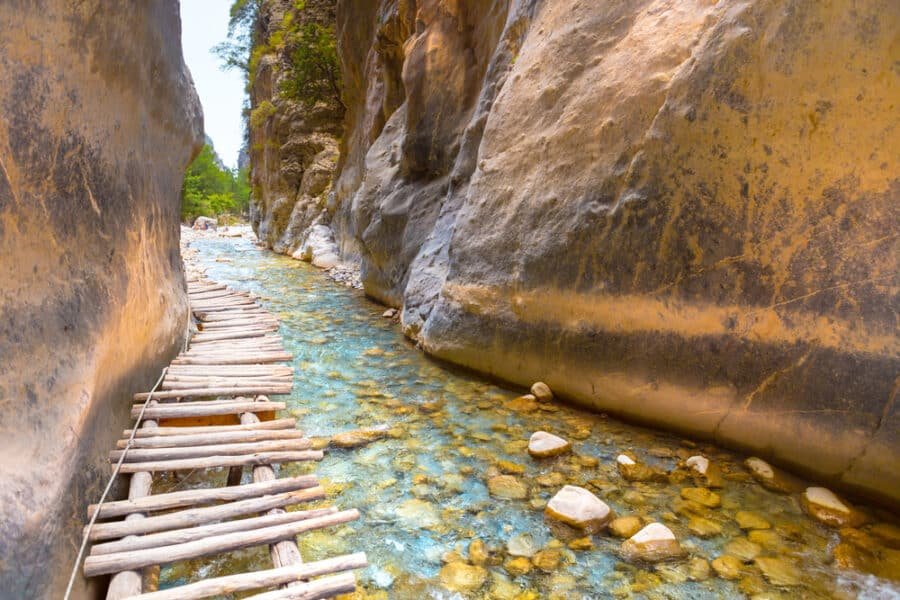 Samaria Gorge. Crete, Greece