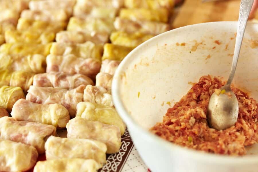 Sarmale, a Romanian traditional dish