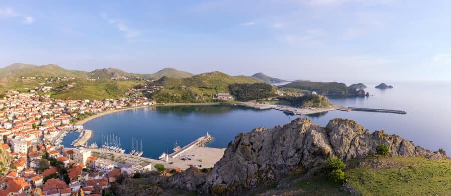 Stunning view to Myrina village, Lemnos island, Greece - Quiet Islands In Greece