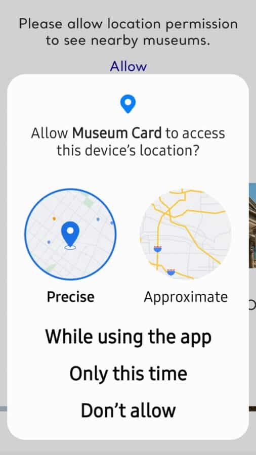 A map showing the location of a museum in Turkey.