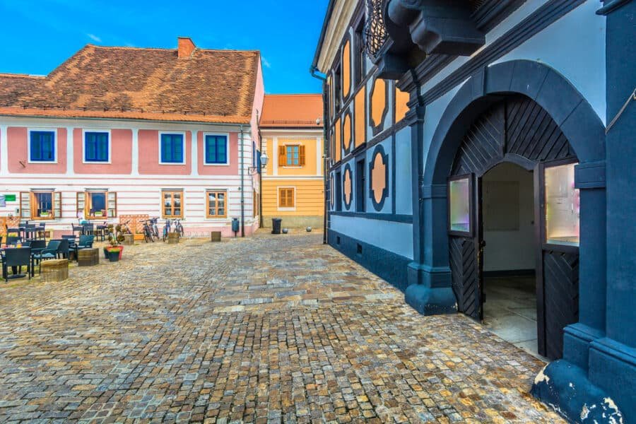 Things to do in Varazdin, Croatia - Varazdin city square architecture_Depositphotos_237515824_S