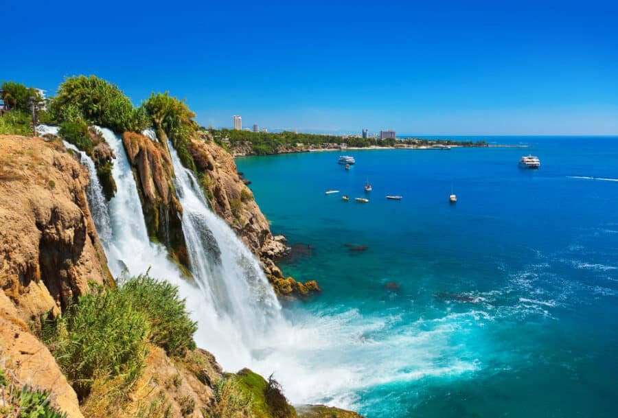 What To See In Antalya - Waterfall Duden at Antalya, Turkey